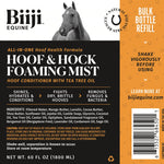 Hoof & Hock Foaming Mist bulk refill bottle abel detail